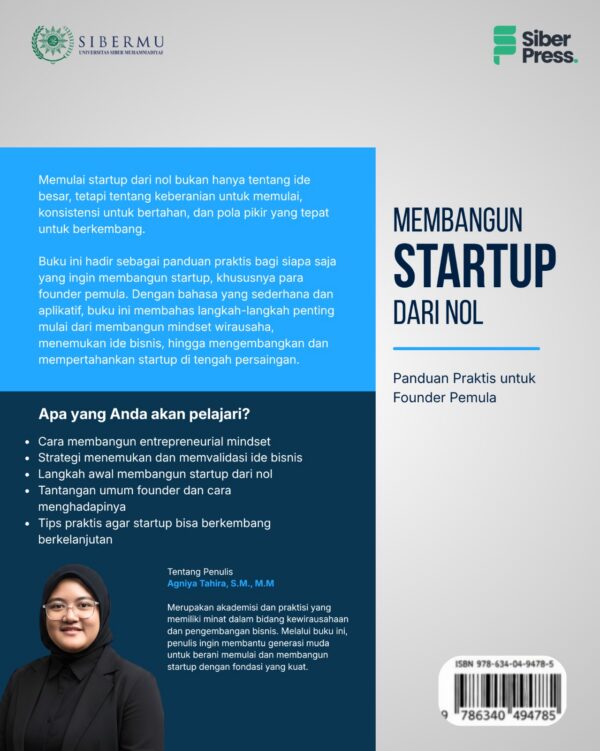 Buku Membangun Starup dari Nol: Panduan Praktis untuk Founder Pemula